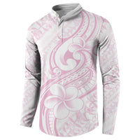 Hawaii Plumeria Lokelani Pikake Lei Button Sweatshirt Poni Mama Polynesian Tattoo