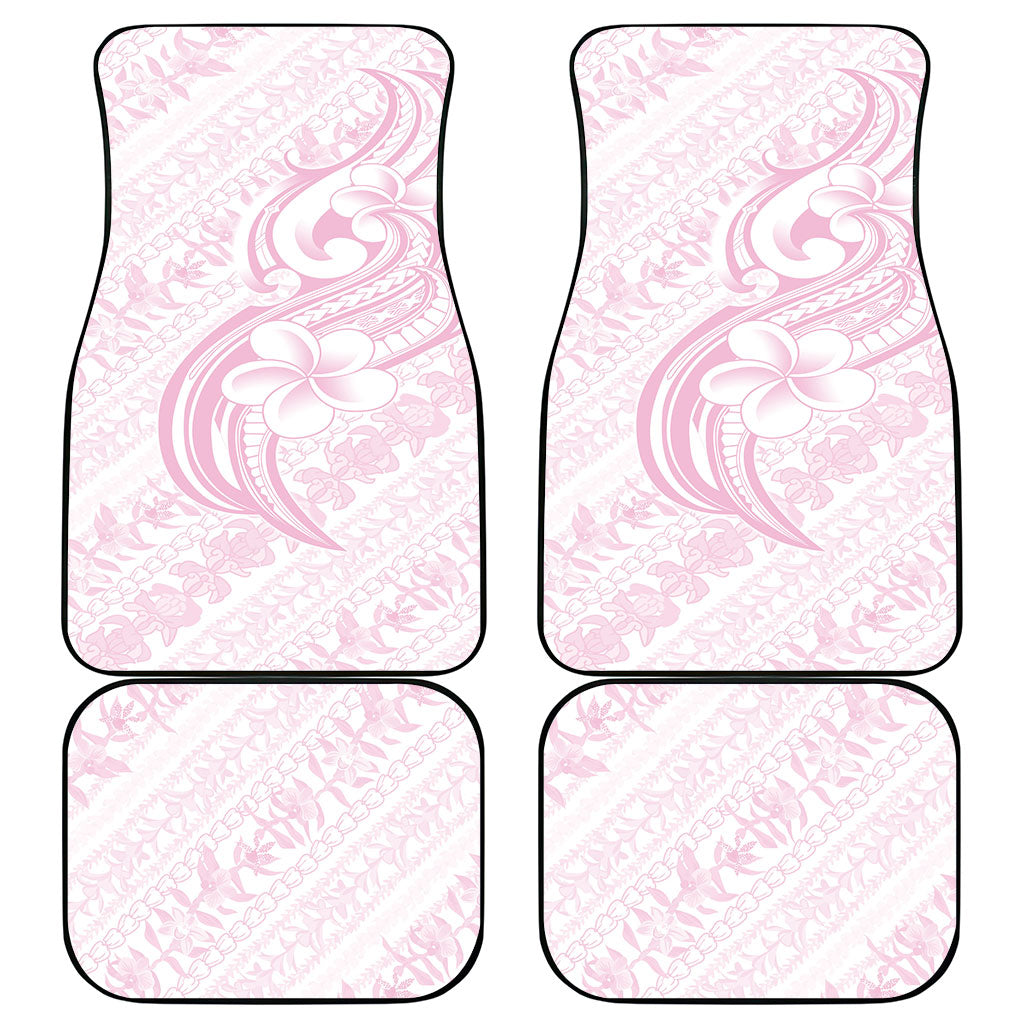 Hawaii Plumeria Lokelani Pikake Lei Car Mats Poni Mama Polynesian Tattoo