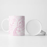 Hawaii Plumeria Lokelani Pikake Lei Ceramic Mug Poni Mama Polynesian Tattoo