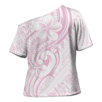 Hawaii Plumeria Lokelani Pikake Lei Cross Shoulder Shirt Poni Mama Polynesian Tattoo LT9 - Polynesian Pride