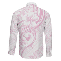 Hawaii Plumeria Lokelani Pikake Lei Family Matching Long Sleeve Bodycon Dress and Hawaiian Shirt Poni Mama Polynesian Tattoo LT9 - Polynesian Pride