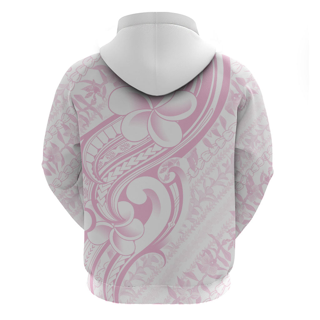 Hawaii Plumeria Lokelani Pikake Lei Hoodie Poni Mama Polynesian Tattoo LT9 - Polynesian Pride