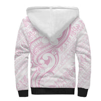 Hawaii Plumeria Lokelani Pikake Lei Sherpa Hoodie Poni Mama Polynesian Tattoo LT9 - Polynesian Pride