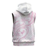 Hawaii Plumeria Lokelani Pikake Lei Sleeveless Hoodie Poni Mama Polynesian Tattoo LT9 - Polynesian Pride