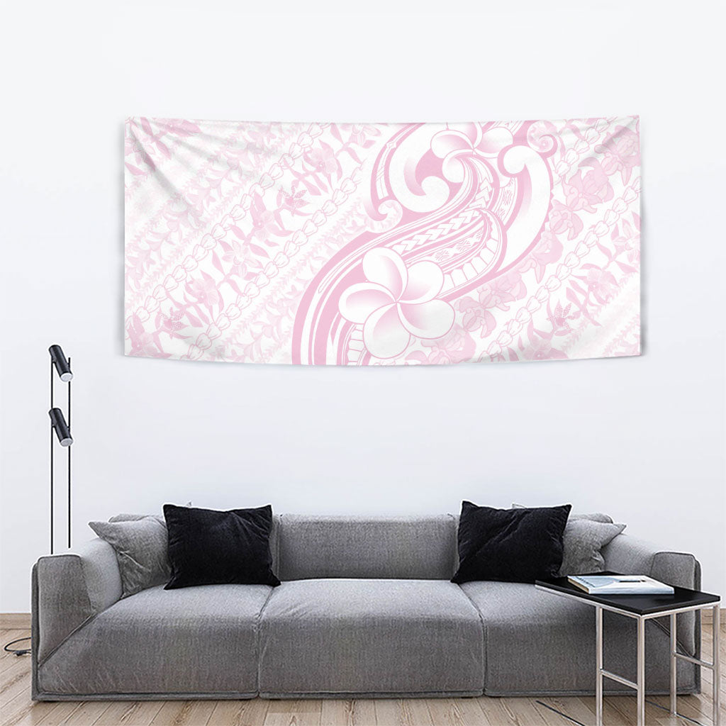 Hawaii Plumeria Lokelani Pikake Lei Tapestry Poni Mama Polynesian Tattoo
