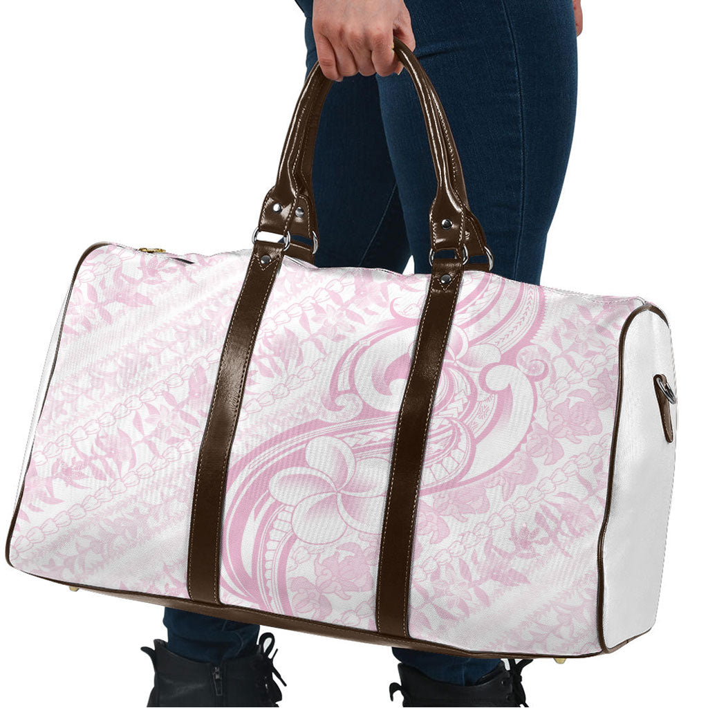Hawaii Plumeria Lokelani Pikake Lei Travel Bag Poni Mama Polynesian Tattoo LT9 - Polynesian Pride