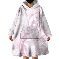 Hawaii Plumeria Lokelani Pikake Lei Wearable Blanket Hoodie Poni Mama Polynesian Tattoo LT9 - Polynesian Pride