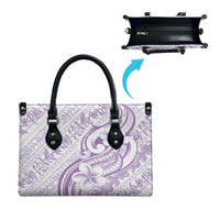 Hawaii Plumeria Lokelani Pikake Lei Leather Bag Poni Polynesian Tattoo LT9 - Polynesian Pride