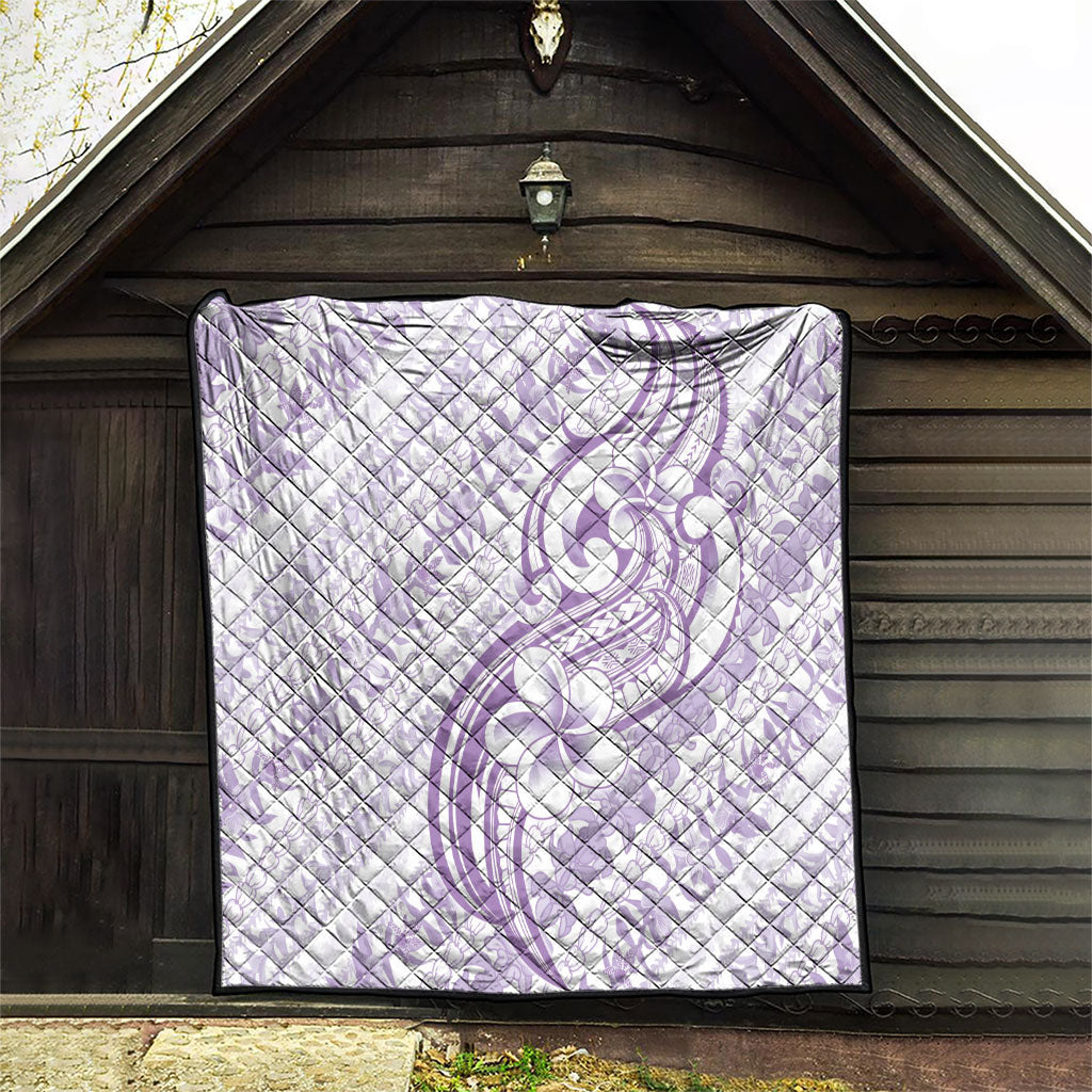 Hawaii Plumeria Lokelani Pikake Lei Quilt Poni Polynesian Tattoo LT9 - Polynesian Pride