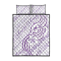 Hawaii Plumeria Lokelani Pikake Lei Quilt Bed Set Poni Polynesian Tattoo LT9 - Polynesian Pride