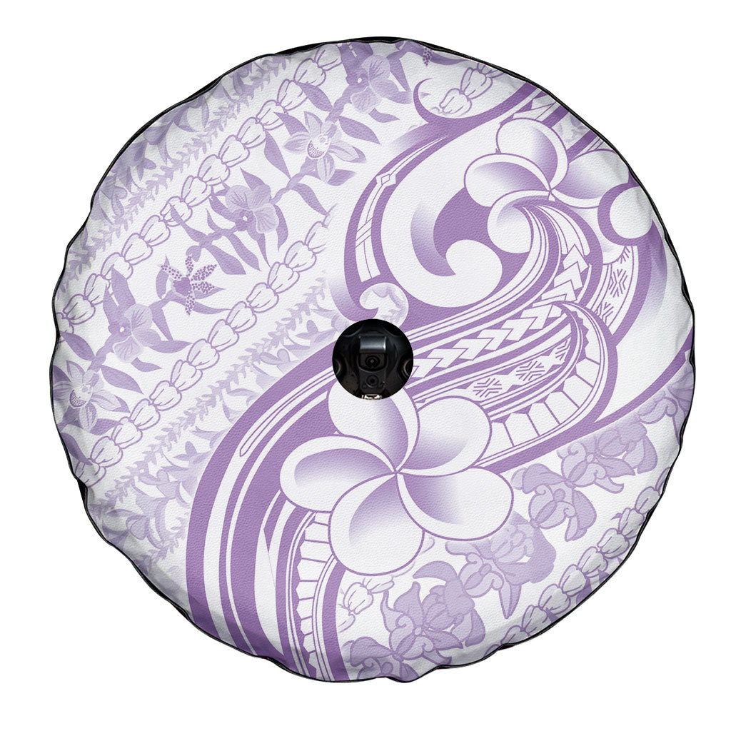 Hawaii Plumeria Lokelani Pikake Lei Spare Tire Cover Poni Polynesian Tattoo LT9 - Polynesian Pride