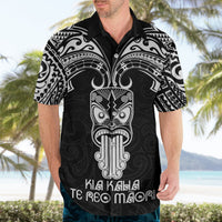 New Zealand Te Reo Maori Hawaiian Shirt Kia Kaha Maori Language Week Black Style LT9 - Polynesian Pride