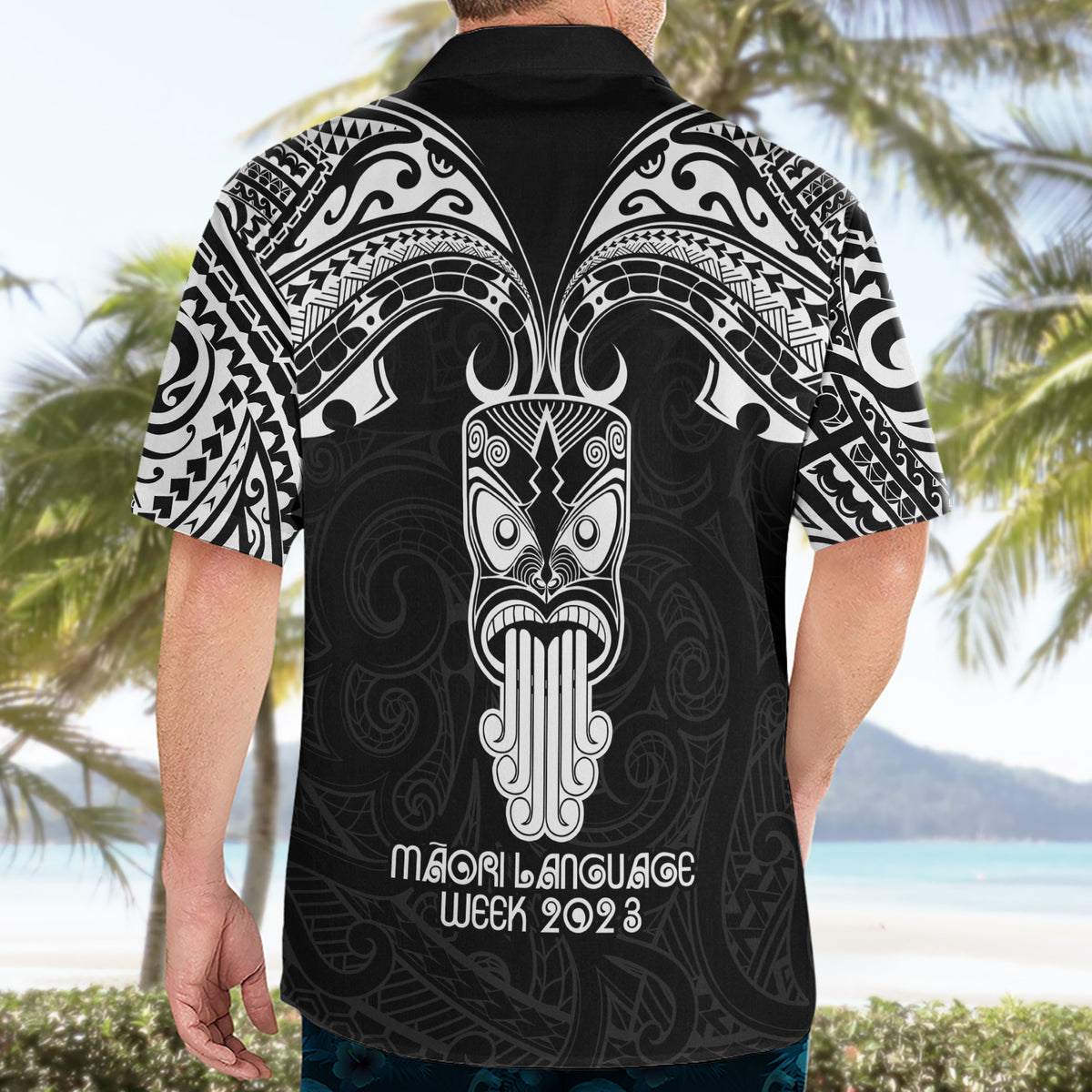 New Zealand Te Reo Maori Hawaiian Shirt Kia Kaha Maori Language Week Black Style LT9 - Polynesian Pride