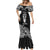 New Zealand Te Reo Maori Mermaid Dress Kia Kaha Maori Language Week Black Style LT9 - Polynesian Pride