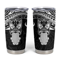 New Zealand Te Reo Maori Tumbler Cup Kia Kaha Maori Language Week Black Style LT9 Black - Polynesian Pride
