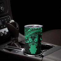 Personalised New Zealand Te Reo Maori Tumbler Cup Kia Kaha Maori Language Week Green Style LT9 - Polynesian Pride