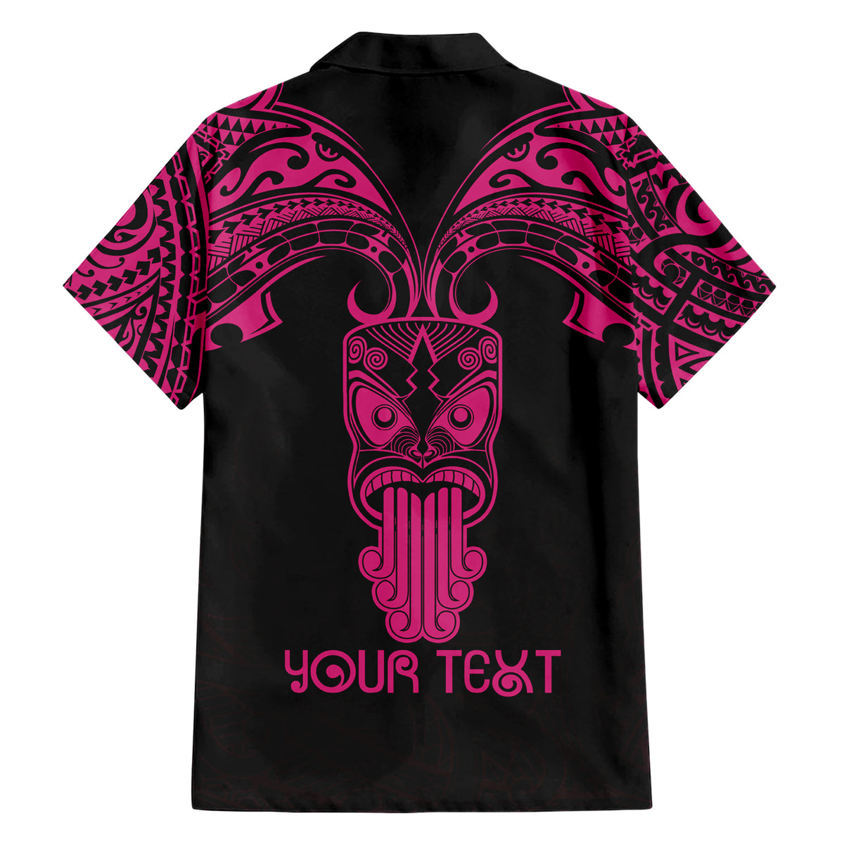 Personalised New Zealand Te Reo Maori Hawaiian Shirt Kia Kaha Maori Language Week Pink Style LT9 - Polynesian Pride