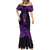 Personalised New Zealand Te Reo Maori Mermaid Dress Kia Kaha Maori Language Week Purple Style LT9 - Polynesian Pride