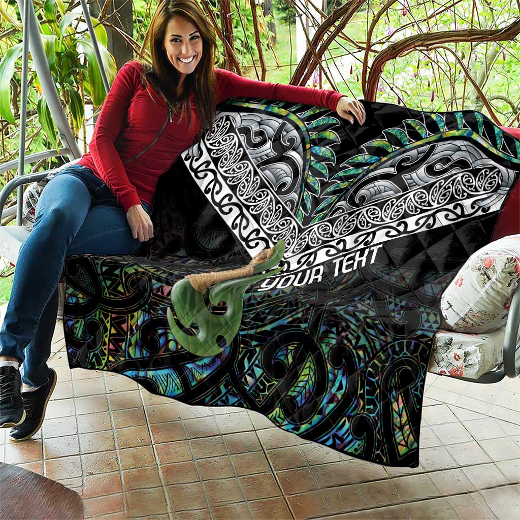 Personalised Maori Manaia Quilt New Zealand Tribal Hei Matau Papua Shell LT9 - Polynesian Pride