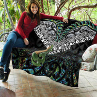 Personalised Maori Manaia Quilt New Zealand Tribal Hei Matau Papua Shell LT9 - Polynesian Pride