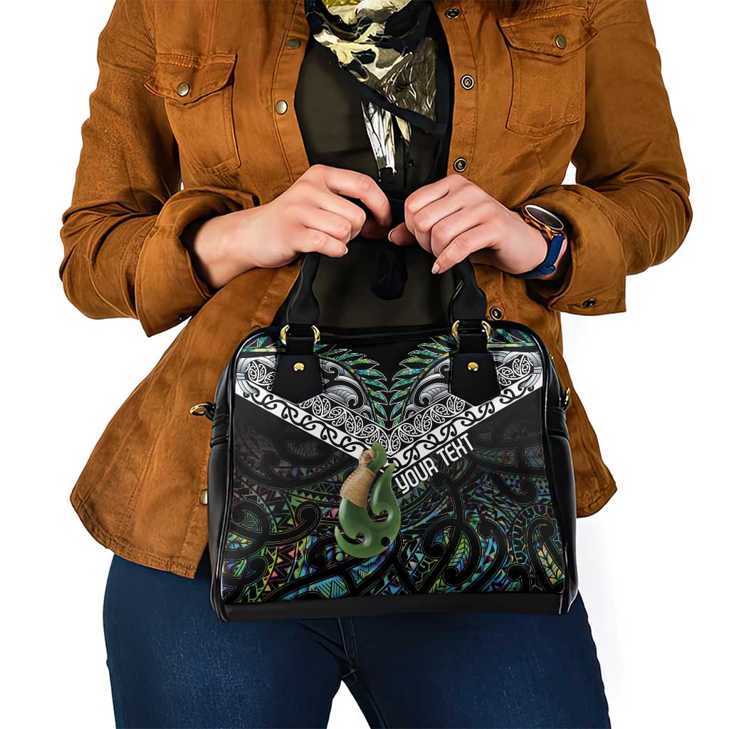 Personalised Maori Manaia Shoulder Handbag New Zealand Tribal Hei Matau Papua Shell LT9 - Polynesian Pride