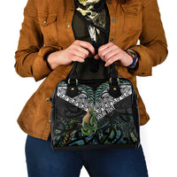 Personalised Maori Manaia Shoulder Handbag New Zealand Tribal Hei Matau Papua Shell LT9 - Polynesian Pride