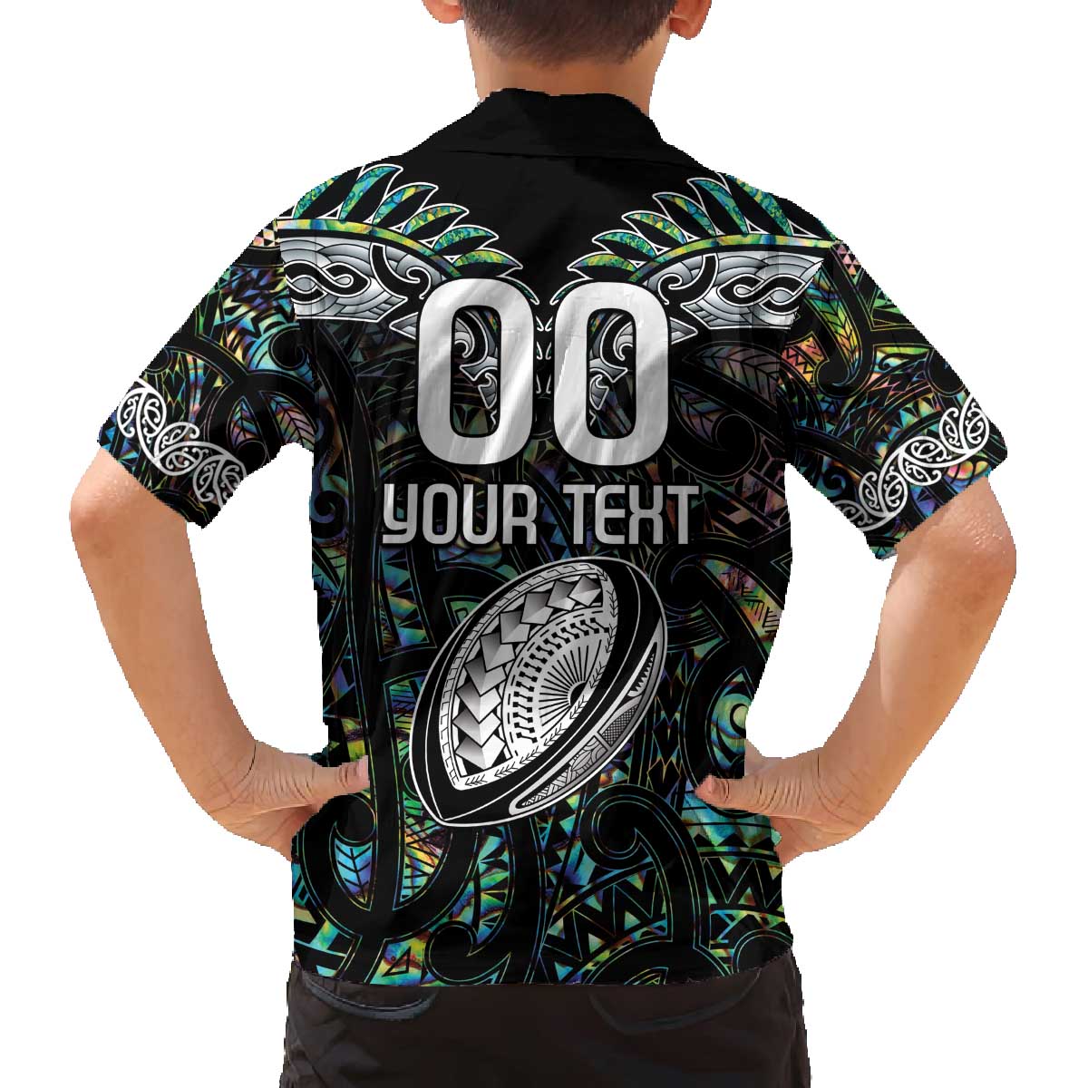 Custom New Zealand Family Matching Puletasi and Hawaiian Shirt Maori Rugby Tattoo Papua Shell LT9 - Polynesian Pride