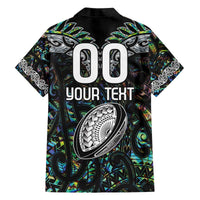 Custom New Zealand Family Matching Puletasi and Hawaiian Shirt Maori Rugby Tattoo Papua Shell LT9 - Polynesian Pride