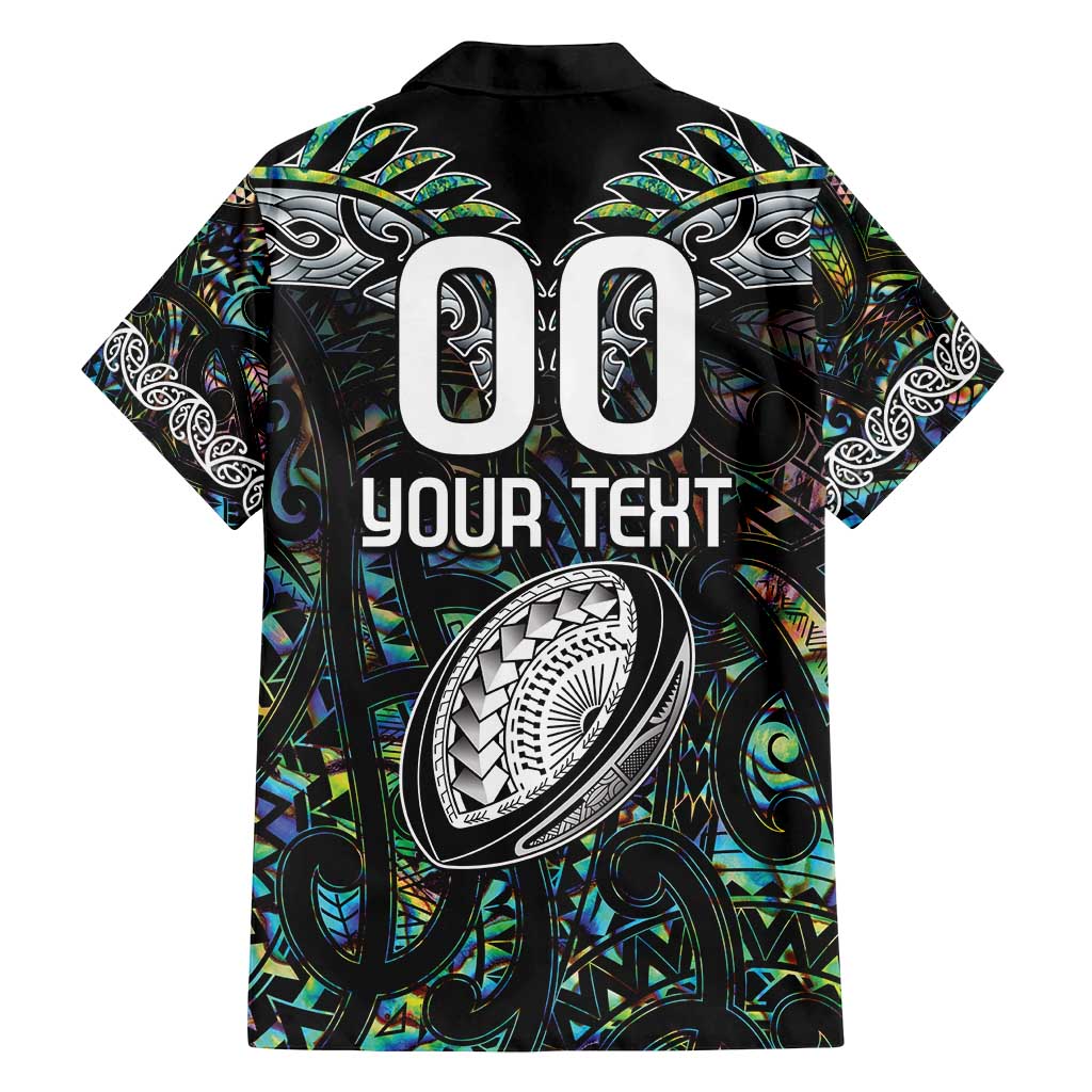 Custom New Zealand Family Matching Summer Maxi Dress and Hawaiian Shirt Maori Rugby Tattoo Papua Shell LT9 - Polynesian Pride