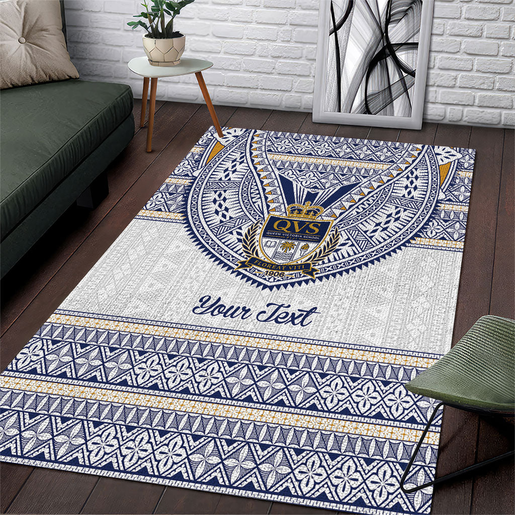 Fiji Queen Victoria School Personalised Area Rug QVS 120 Years Queen Victoria Alumni Legacy