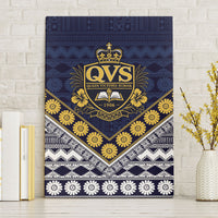 Fiji Queen Victoria School Canvas Wall Art QVS 1906 Generational School Legacy LT9 Without Frame Blue - Polynesian Pride