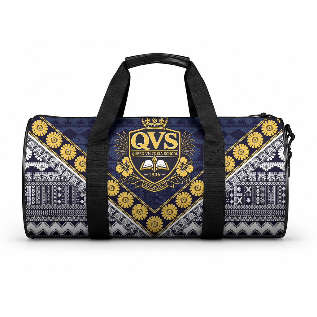 Fiji Queen Victoria School Duffle Bag QVS 1906 Generational School Legacy LT9 One size Blue - Polynesian Pride