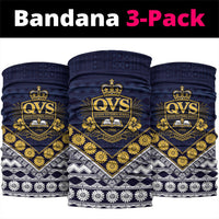 Fiji Queen Victoria School Neck Gaiter QVS 1906 Generational School Legacy LT9 package One Size: 25*50cm Blue - Polynesian Pride