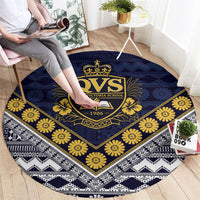 Fiji Queen Victoria School Round Carpet QVS 1906 Generational School Legacy LT9 - Polynesian Pride