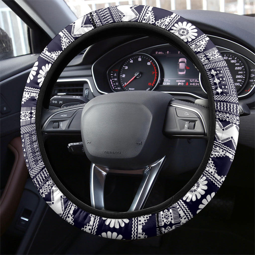 Fiji Queen Victoria School Steering Wheel Cover QVS 1906 Generational School Legacy LT9 - Polynesian Pride
