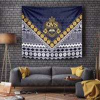 Fiji Queen Victoria School Tapestry QVS 1906 Generational School Legacy LT9 Blue - Polynesian Pride