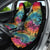 Beauty and The Warrior Polynesian Valentine Car Seat Cover Hibiscus FLowers Rainbow Style LT9 - Polynesian Pride