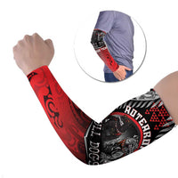 Aotearoa Bulldog Personalised Arm Sleeves Maori Kowhaiwhai Motif - Polynesian Pride