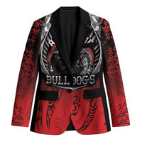 Aotearoa Bulldog Personalised Blazer Maori Kowhaiwhai Motif - Polynesian Pride