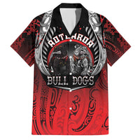 Aotearoa Bulldog Personalised Hawaiian Shirt Maori Kowhaiwhai Motif