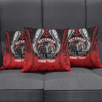 Aotearoa Bulldog Personalised Pillow Cover Maori Kowhaiwhai Motif - Polynesian Pride