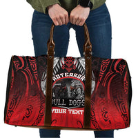 Aotearoa Bulldog Personalised Travel Bag Maori Kowhaiwhai Motif - Polynesian Pride
