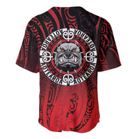 Aotearoa Bulldog Baseball Jersey New Zealand Kowhaiwhai Tribal