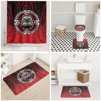 Aotearoa Bulldog Bathroom Set New Zealand Kowhaiwhai Tribal - Polynesian Pride