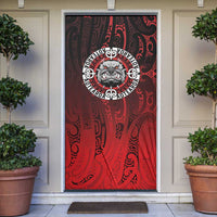 Aotearoa Bulldog Door Cover New Zealand Kowhaiwhai Tribal - Polynesian Pride