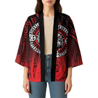 Aotearoa Bulldog Kimono New Zealand Kowhaiwhai Tribal - Polynesian Pride