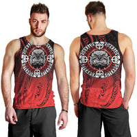 Aotearoa Bulldog Men Tank Top New Zealand Kowhaiwhai Tribal