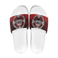 Aotearoa Bulldog Slide Sandals New Zealand Kowhaiwhai Tribal - Polynesian Pride