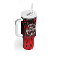 Aotearoa Bulldog Tumbler With Handle New Zealand Kowhaiwhai Tribal