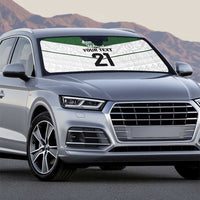 Custom New Zealand Maori Niho Taniwha Auto Sun Shade - Polynesian Pride